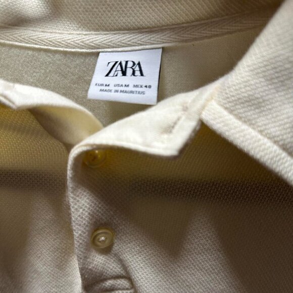 Zara Cream Polo Sweatshirt - Picture 5 of 5